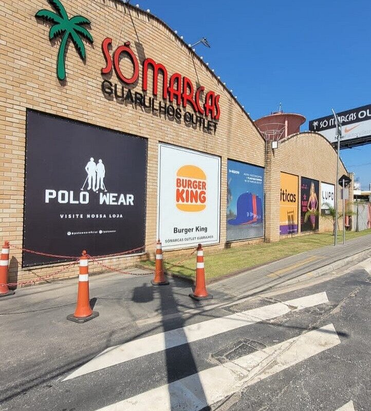 Fachada do Só Marcas Outlet Guarulhos