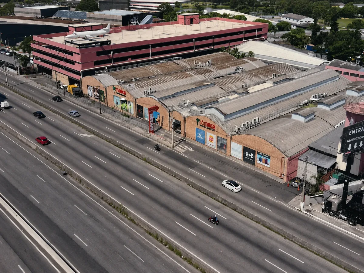 Fachada do Só Marcas Outlet Guarulhos