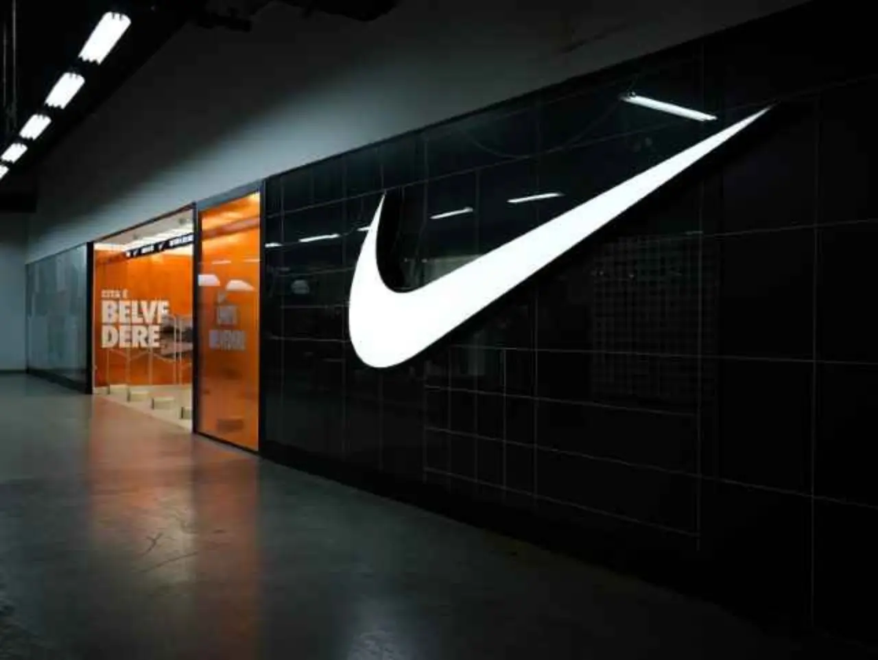 Loja Nike no BH Outlet, no Belvedere