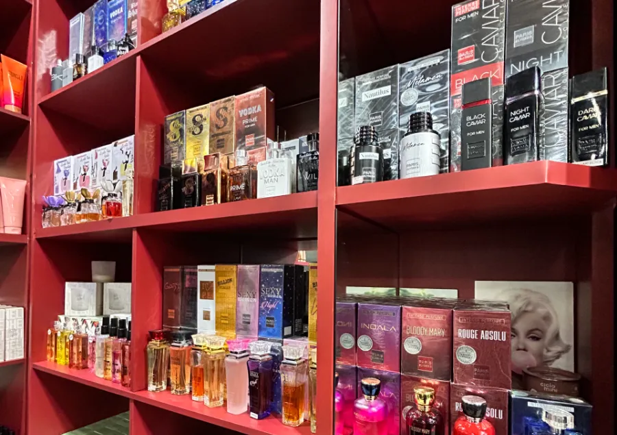 Perfumaria na loja