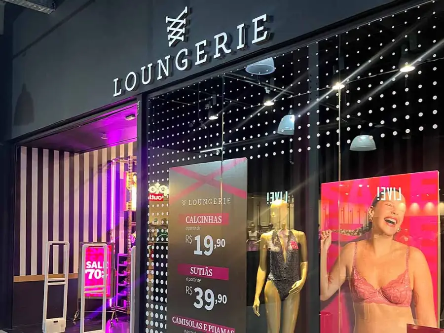 Loja Loungerie no Só Marcas Contagem Outlet
